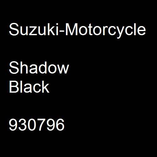 Suzuki-Motorcycle, Shadow Black, 930796.